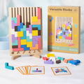 ColorStack Wooden Puzzle Board